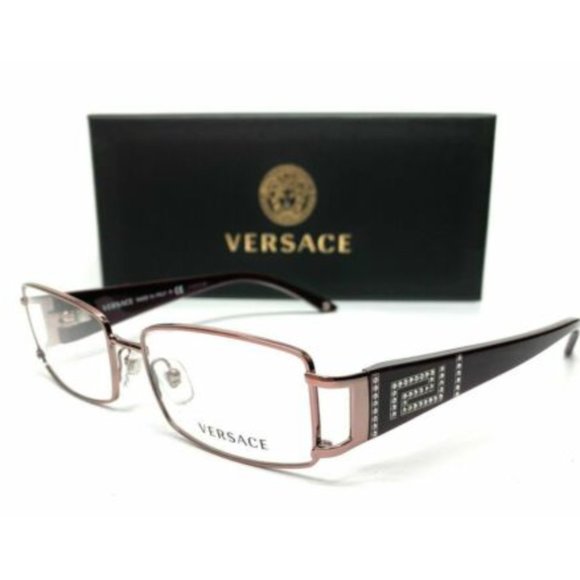 Versace Women's Purple Rectangle Eyeglasses! - Picture 1 of 4